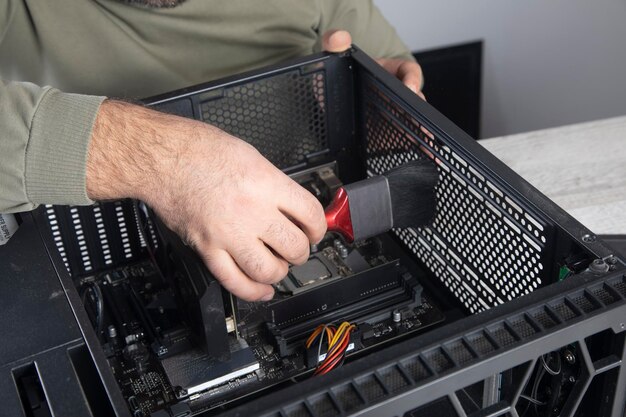 Limpieza interna de computadora